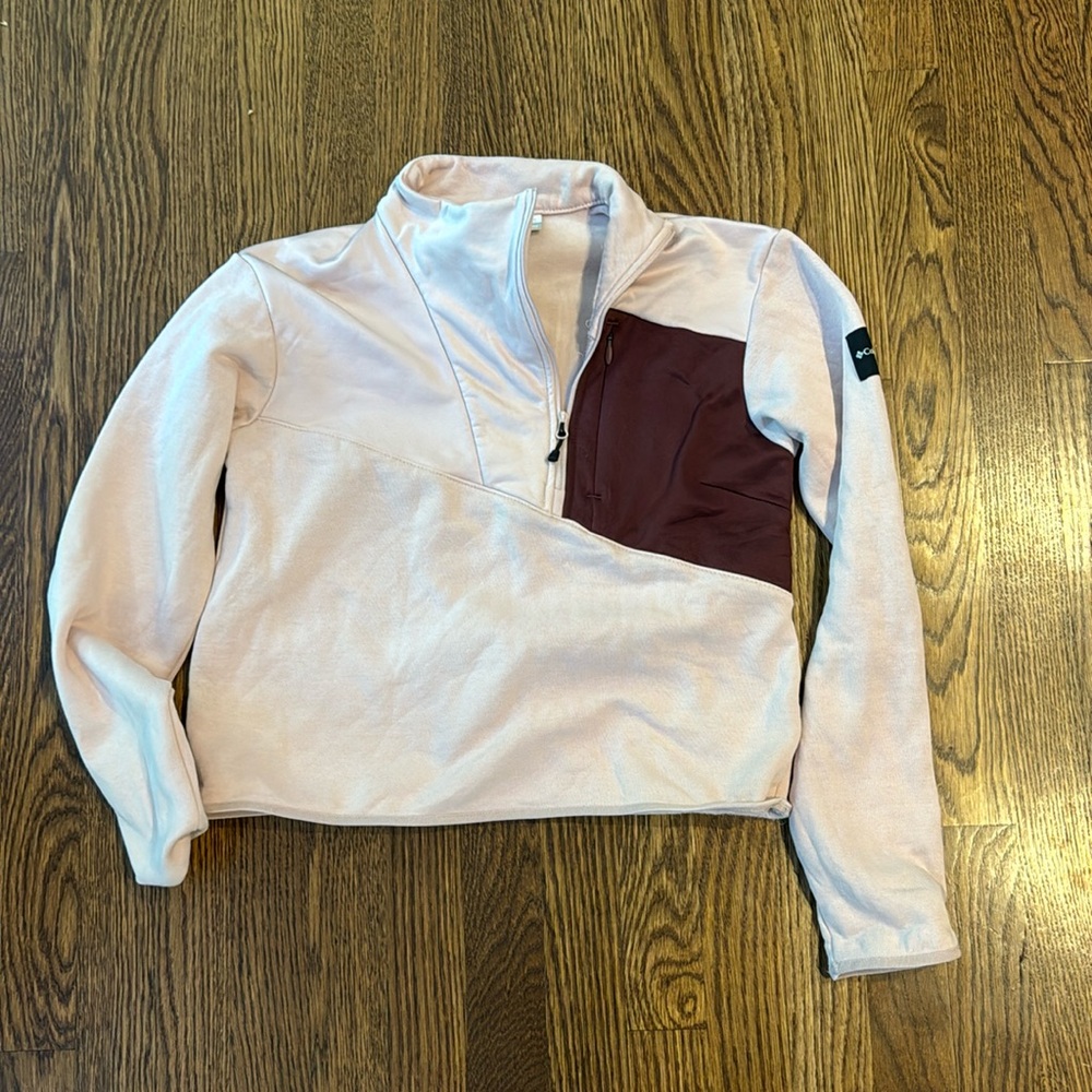 Columbia cropped 1/2 zip